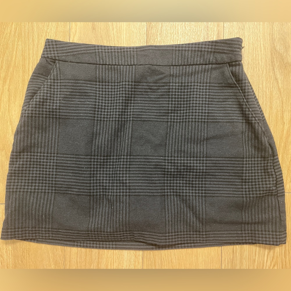A&F Plaid Miniskort